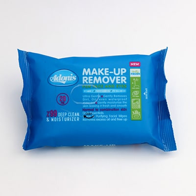 دستمال مرطوب Adonis آرایشی 20 برگی آدونیس