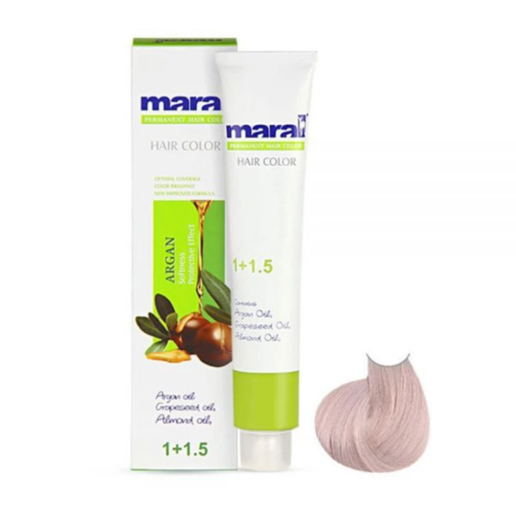 رنگ مو مارال با رنگ بلوند دودی خیلی روشن شماره 9.1، حجم 100 میلیلیتر