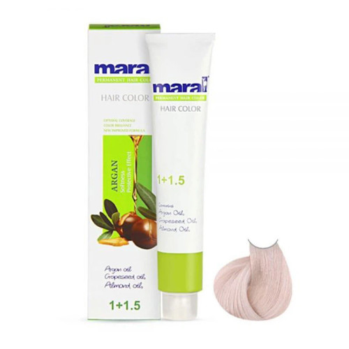 رنگ مو مارال با رنگ بلوند دودی پلاتینه شماره 10.1، حجم 100 میلیلیتر