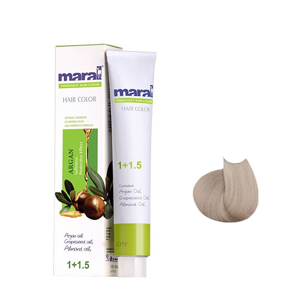 رنگ مو مارال با رنگ یخی قطبی شماره 12.21، حجم 100 میلیلیتر