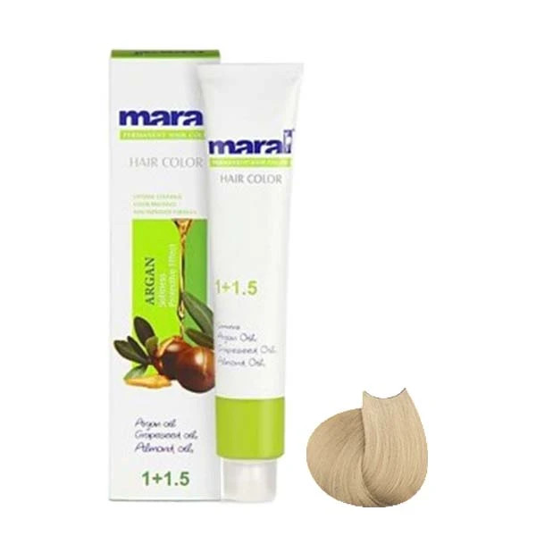 رنگ مو مارال با رنگ بلوند بژ خیلی خیلی روشن شماره 12.51، حجم 100 میلیلیتر