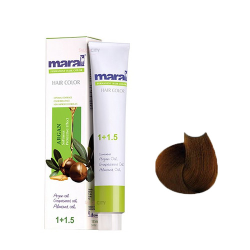 رنگ مو قهوه ای تنباکویی روشن شماره 5.05 مارال حجم 100 میلی لیتر