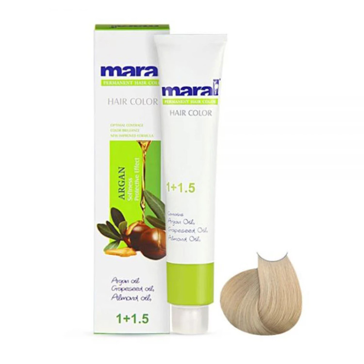 رنگ مو مارال با رنگ بلوند بژ خیلی خیلی روشن شماره 9.51، حجم 100 میلیلیتر