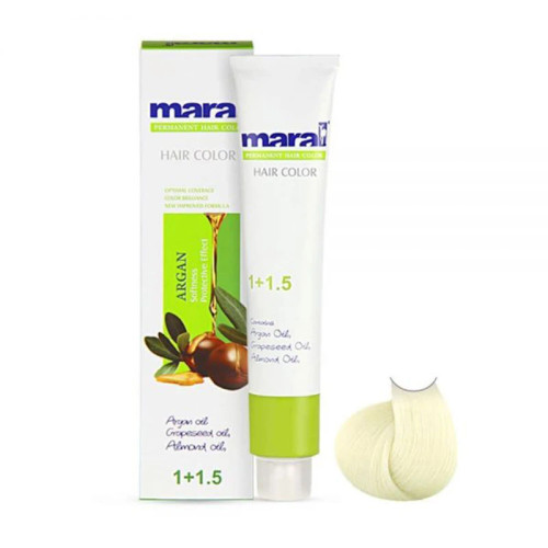 رنگ مو مارال با رنگ بلوند زیتونی خیلی خیلی روشن شماره 12.3، حجم 100 میلیلیتر