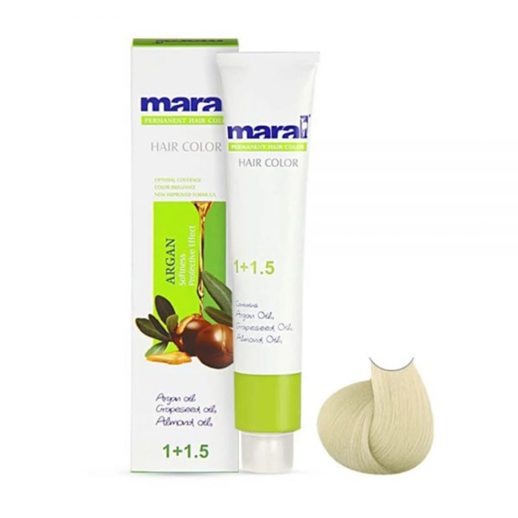 رنگ مو مارال سری زیتونی مدل بلوند زیتونی پلاتینه شماره 10.3