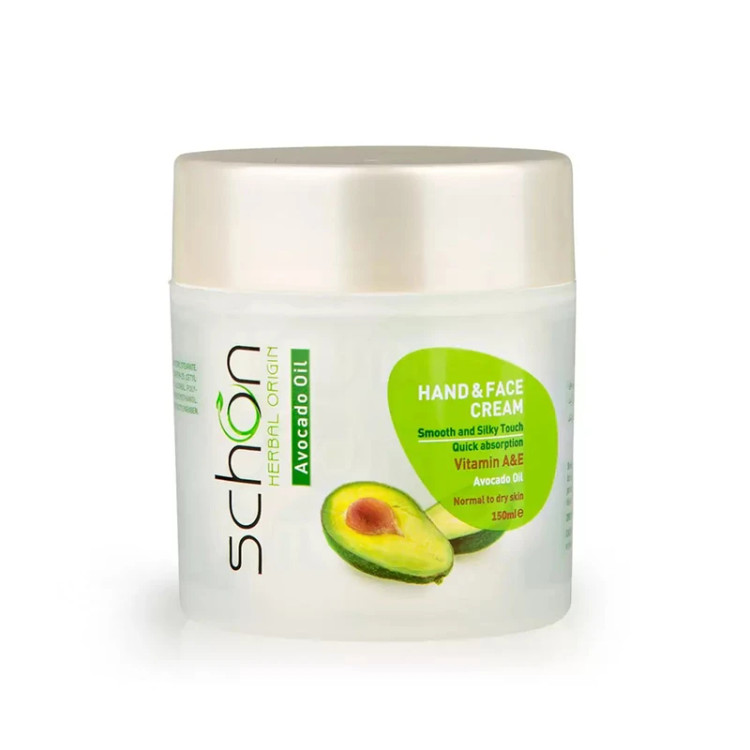 کرم مرطوبکننده دست و صورت شون، مدل روغن آووکادو، حجم 150 میلیلیتر