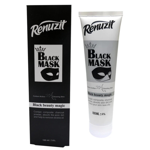 ماسک صورت رینوزیت مدل carbon active حجم 100 میلی لیتر