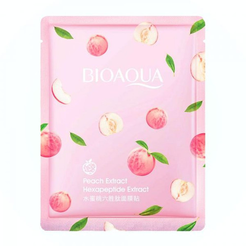 ماسک ورقه ای هلو بیوآکوا 25 گرمی