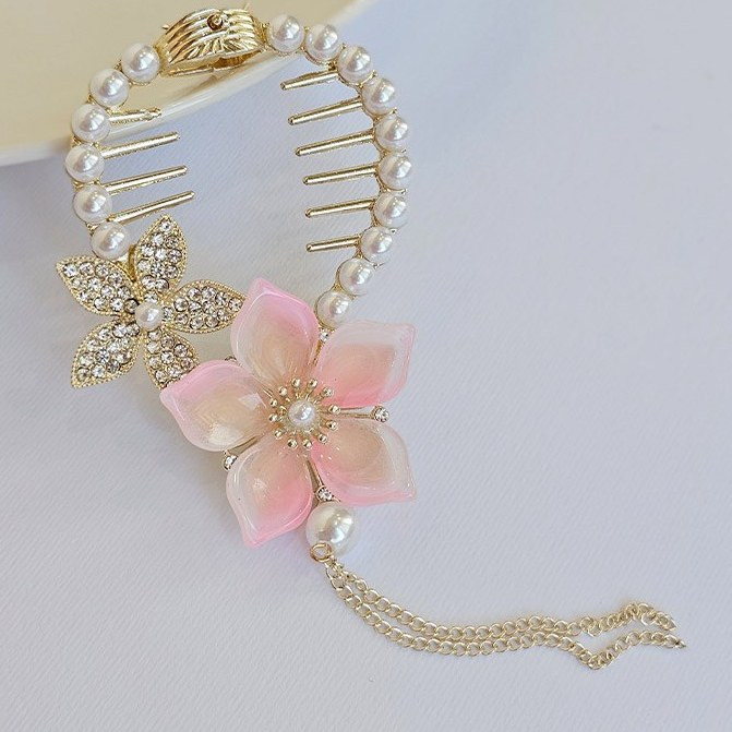 گیره گوجه ای طرح گل