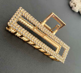 کلیپس مو فلزی مستطیلی