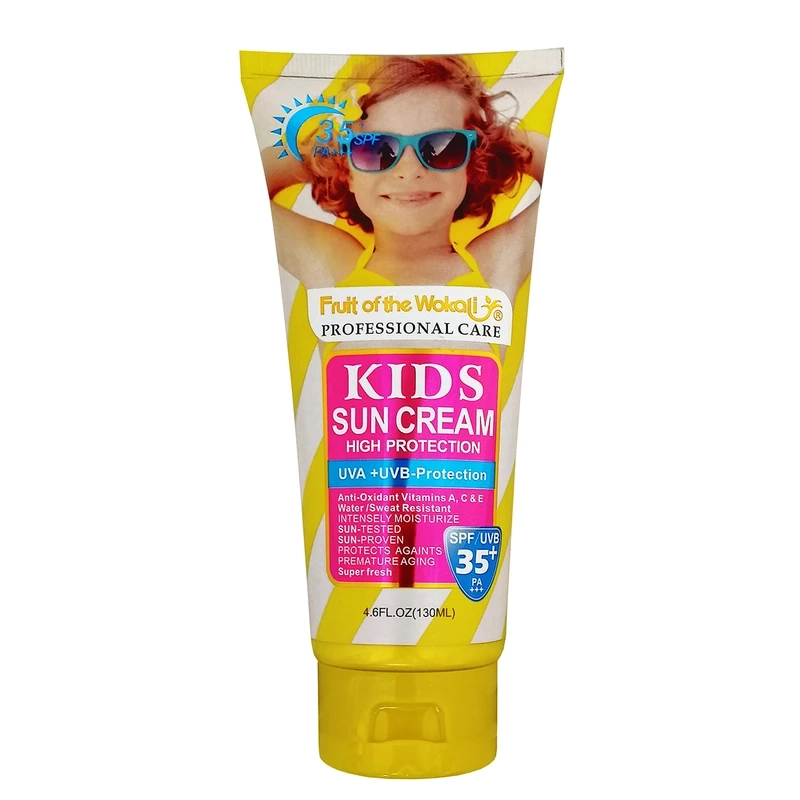 کرم ضد آفتاب بچه گانه وکالی Wokali SPF 35 (130 میل)