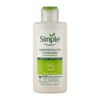 آبرسان سیمپل مدل ریچ برای پوست خشک حجم 125 میلی لیتر