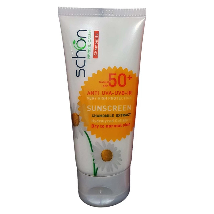 کرم ضدآفتاب بدون رنگ شون مدل Chamomile Extract