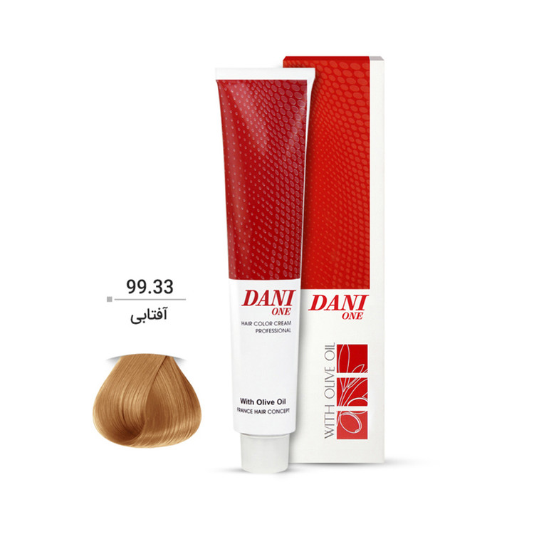 رنگ مو دنی وان شماره 4.4 حجم 100 میلی لیتر رنگ قهوه ای مسی متوسط