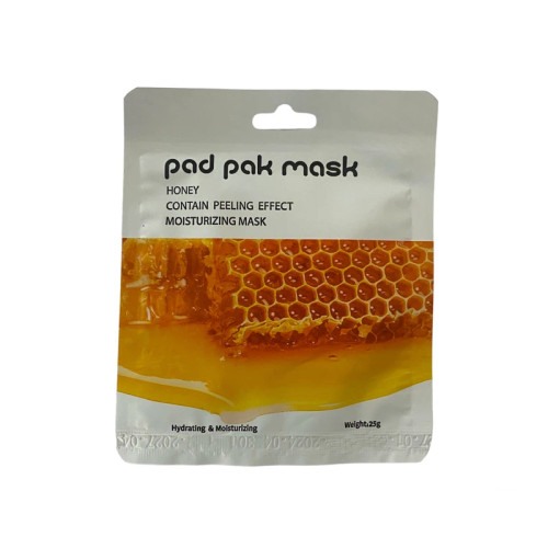 ماسک ورقه ای صورت پد پاک مدل عسل وزن 25 گرم