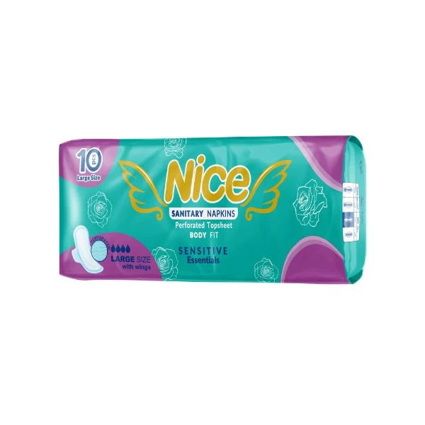 نوار بهداشتی نایس سایز بزرگ مدل Sensitive بسته 10 عددی