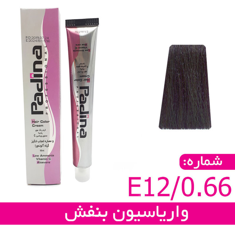 رنگ مو واریاسیون بنفش پادینا E12/0.66
