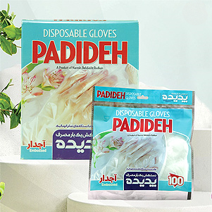 دستکش یکبار مصرف پدیده 100 عددی