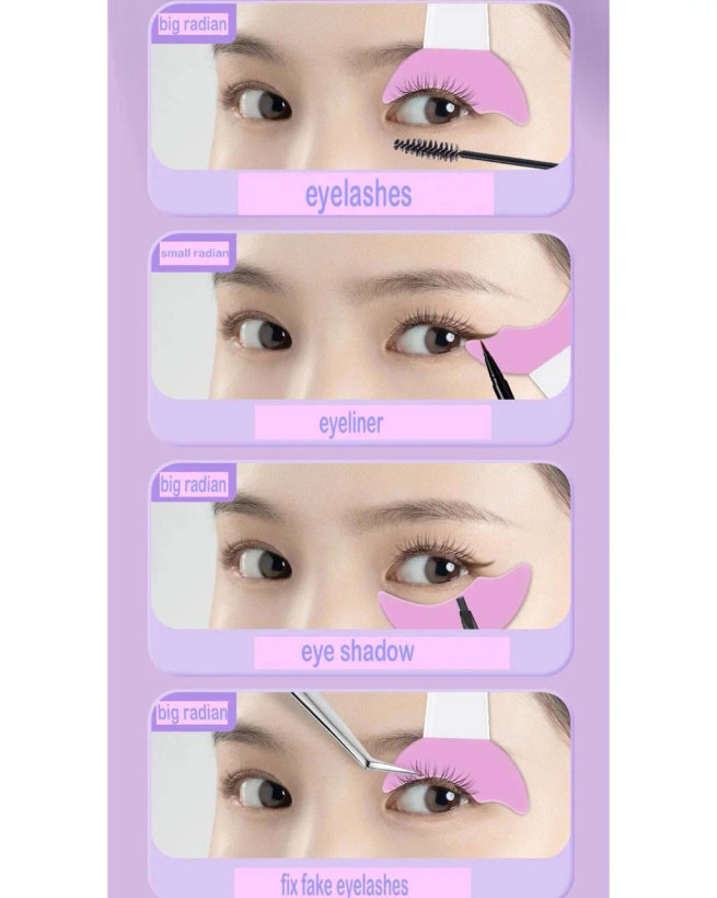 شابلون سیلیکونی خط چشم و سایه