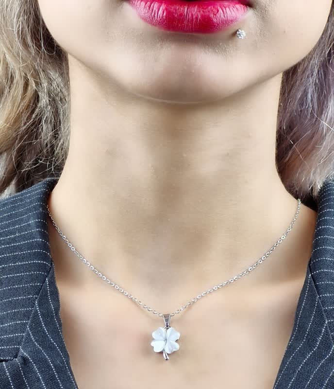 گردنبند استیل پینترستی کد 01