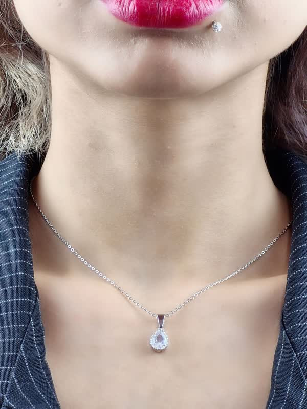 گردنبند استیل پینترستی کد 05