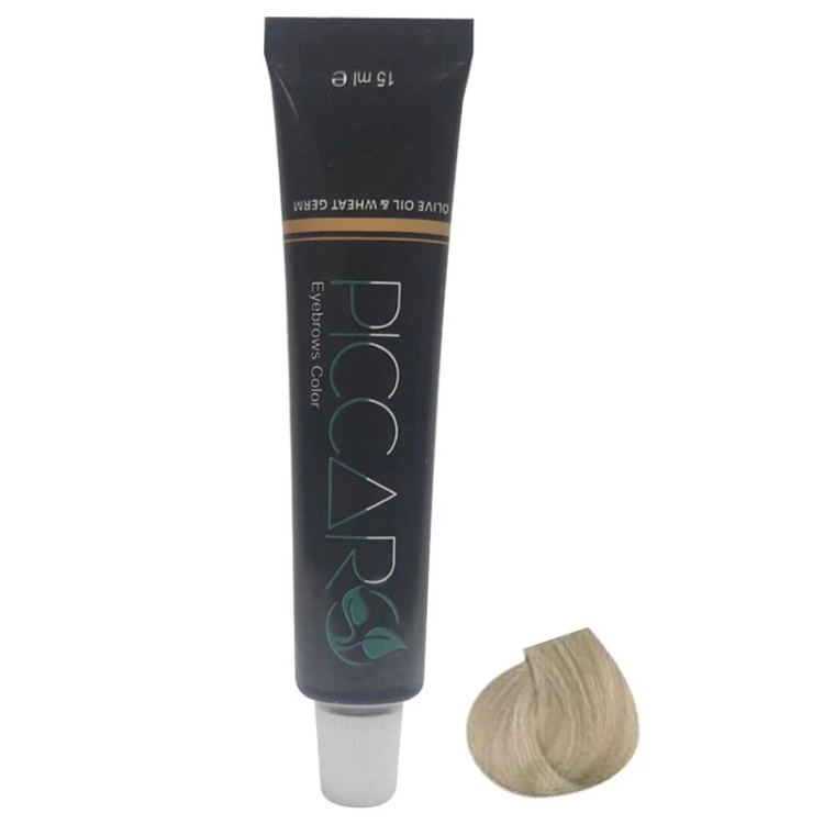 رنگ ابرو پیکارو شماره 10 حجم 15 میلی لیتر رنگ بلوند کابالو (پلاتینه)