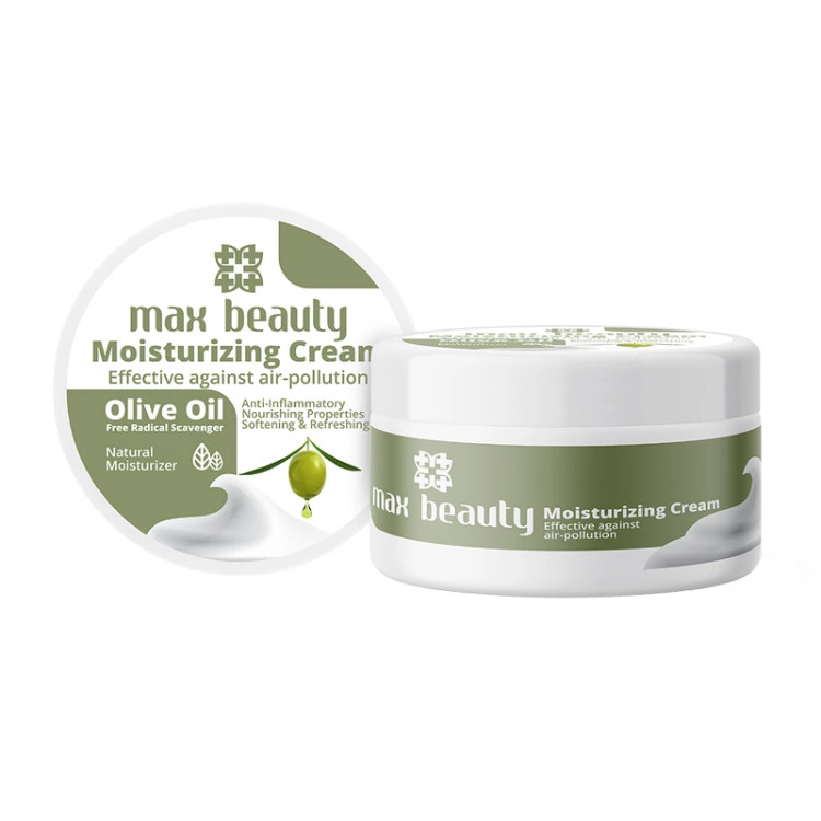 کرم کاسه ای مرطوب کننده مکس بیوتی مدل روغن زیتون حجم 250 میلی لیتر