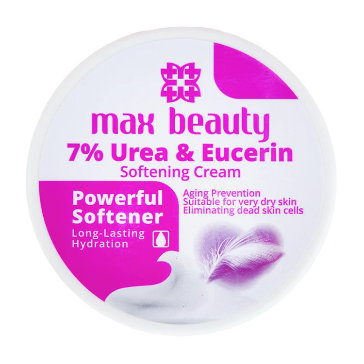 کرم کاسه ای نرم کننده مکس بیوتی مدل اوسرین و 7% اوره حجم 250 میلی لیتر