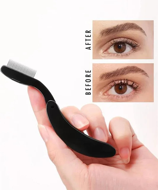 برس جدا کننده مژه و ابرو مدل تاشو