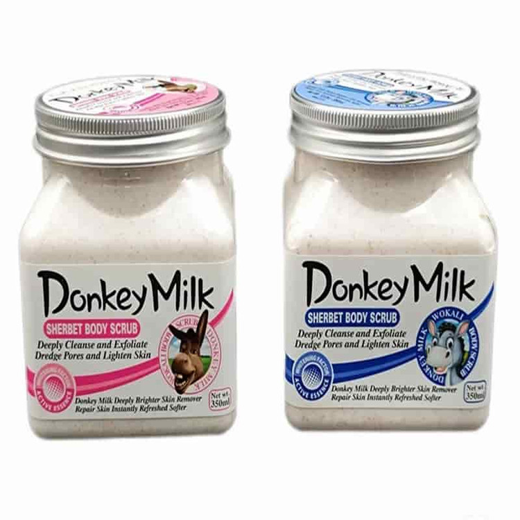 اسکراب شنی لایه بردار پوست شیر الاغ مدل وکالی حجم 350 میل