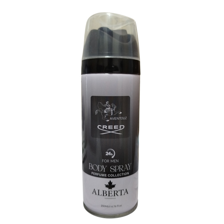 اسپری بدن مردانه آلبرتا مدل کرید اونتوس CREED- Aventus حجم 200 میلی لیتر