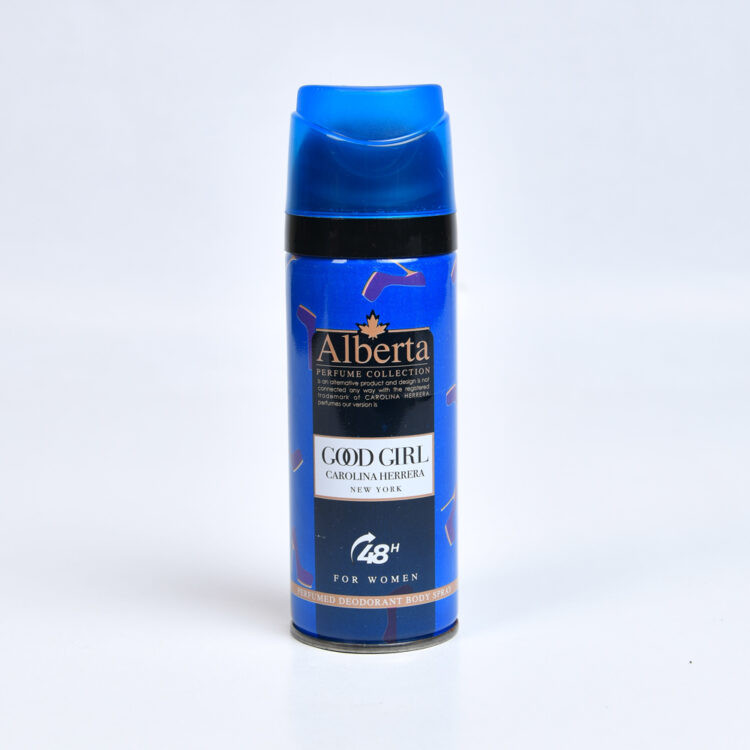 اسپری بدن زنانه آلبرتا مدل گودگرل حجم 200 میلی لیتر