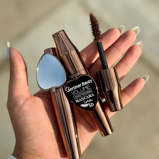 ریمل قهوه ای آینه دار 5 بعدی سرتینار بیوتی