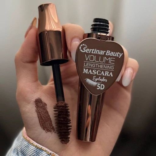 ریمل قهوه ای آینه دار 5 بعدی سرتینار بیوتی