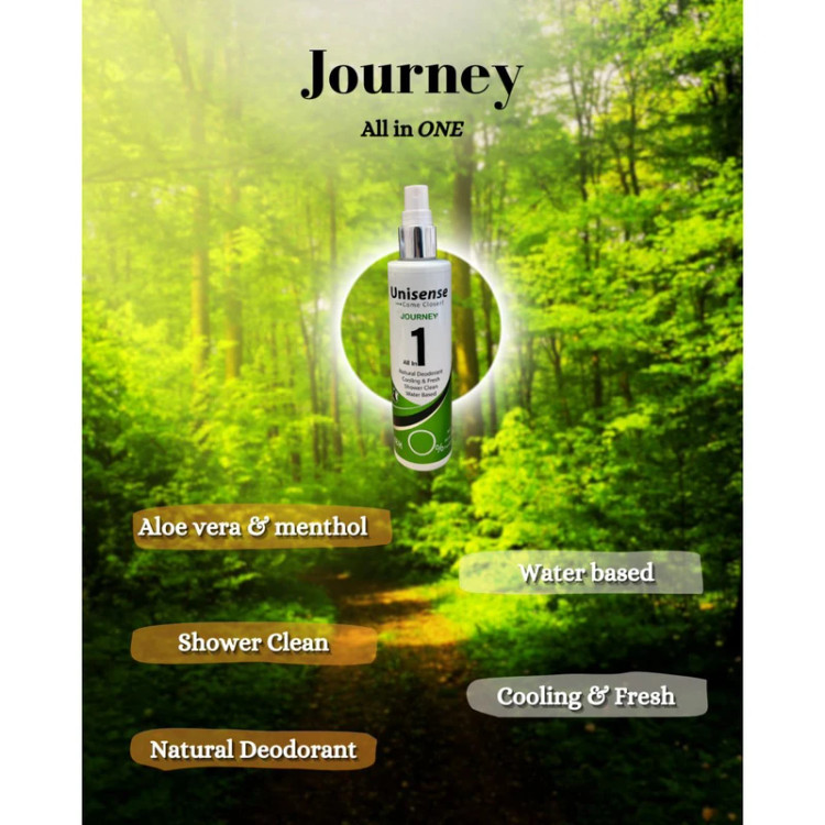 اسپری بدن یونی سنس مدل JOURNEY حجم 160 میلی لیتر