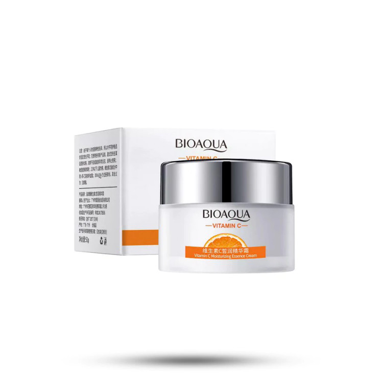 کرم آبرسان ویتامین سی بیوآکوا ضد لک و روشن کننده پوست حجم 50 گرم