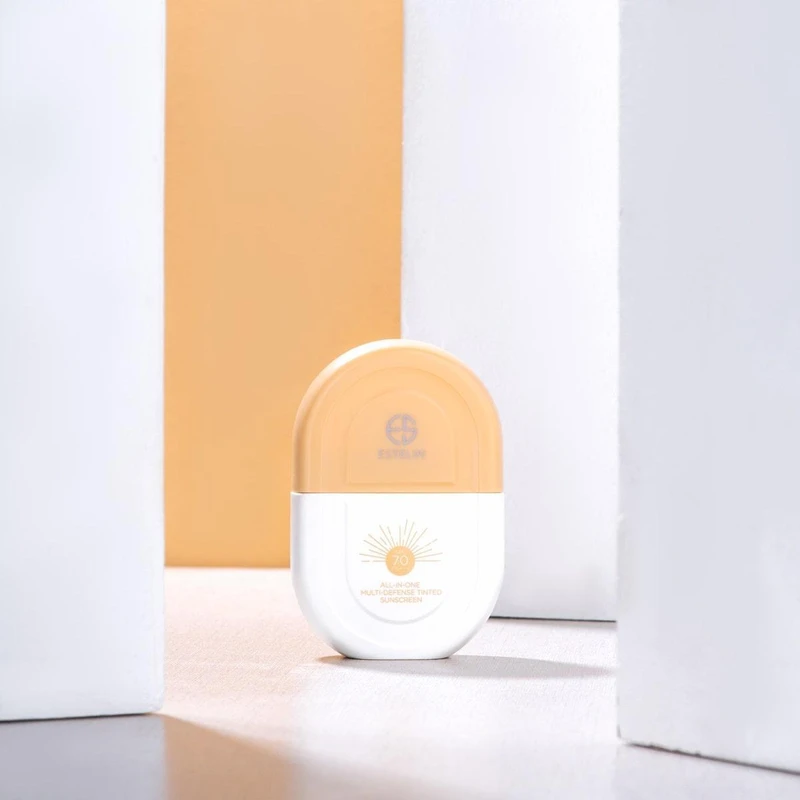 کرم ضدآفتاب رنگی استیلن SPF70 مدل All-In-One مناسب برای انواع پوست، حجم 50 گرم