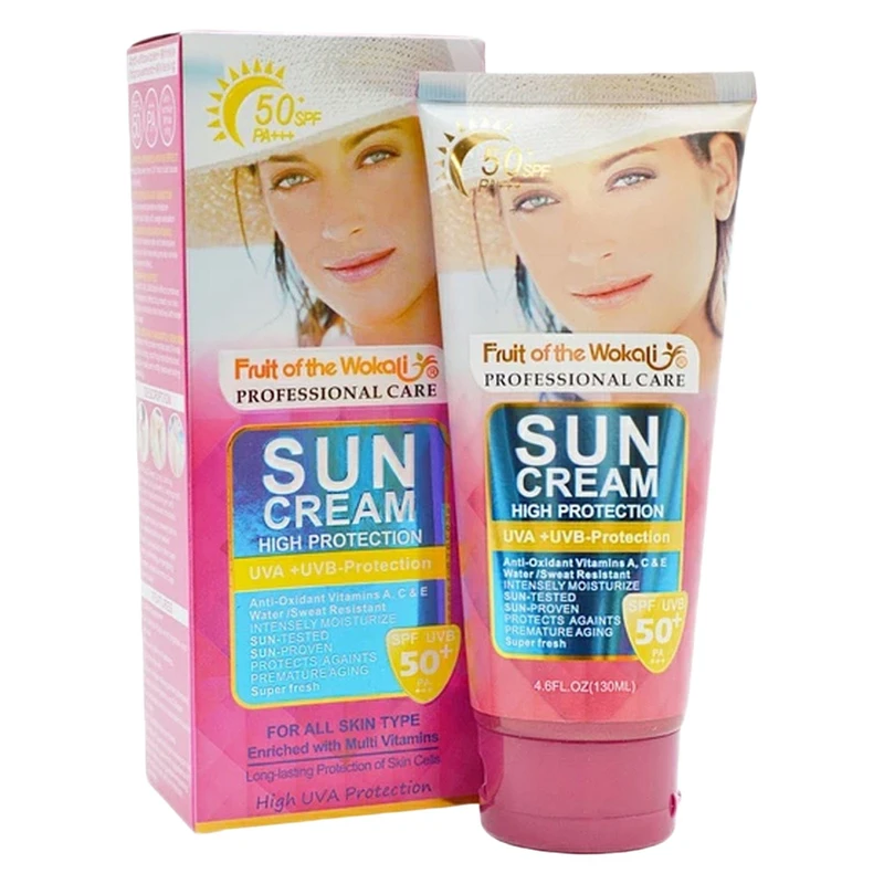 کرم ضدآفتاب وکالی مدل SPF50 حجم 130 میلی‌لیتر