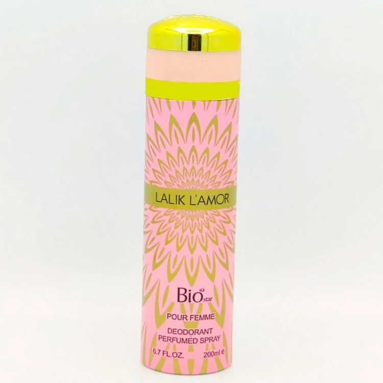 اسپری خوشبو کننده بدن زنانه بیو استار مدل لالیک لامور حجم 200 میل لیتر