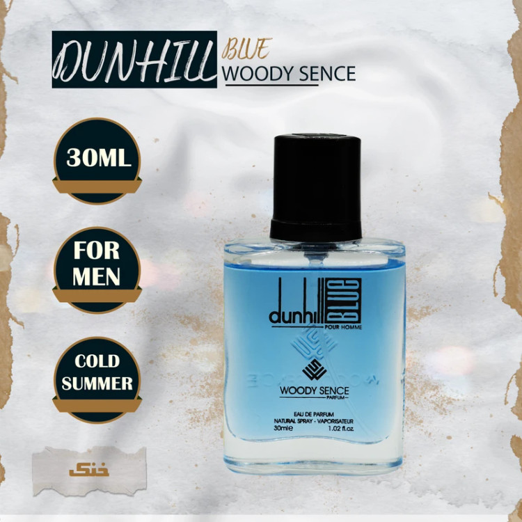 عطر جیبی مردانه وودی سنس مدل دانهیل بلو حجم 30 میلی لیتر