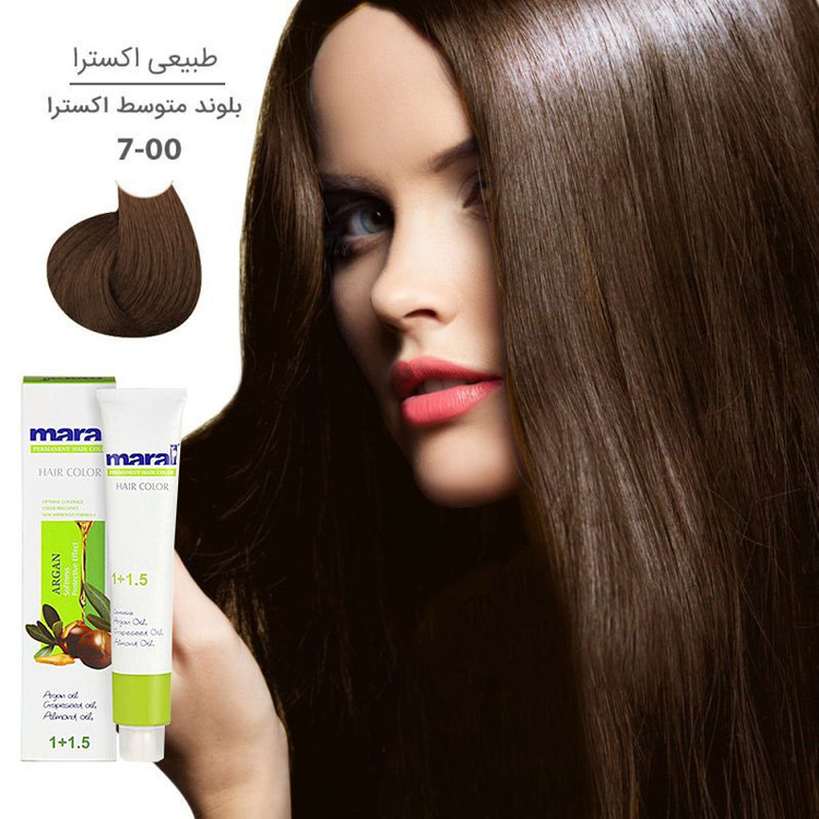 رنگ مو مارال با رنگ بلوند متوسط اکسترا شماره 7.00، حجم 100 میلیلیتر