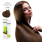 رنگ مو مارال با رنگ بلوند نسکافه ای تیره شماره 6.85، حجم 100 میلیلیتر