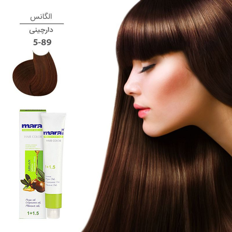 رنگ مو مارال با رنگ دارچینی شماره 5.89 ، حجم 100 میلی لیتر