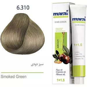 رنگ مو مارال با رنگ سبز دودی شماره 6.310 ، حجم 100 میلی لیتر