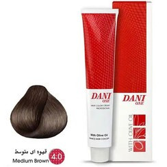 رنگ مو دنی وان رنگ قهوه ای متوسط شماره 4.0 حجم 100 میلی لیتر