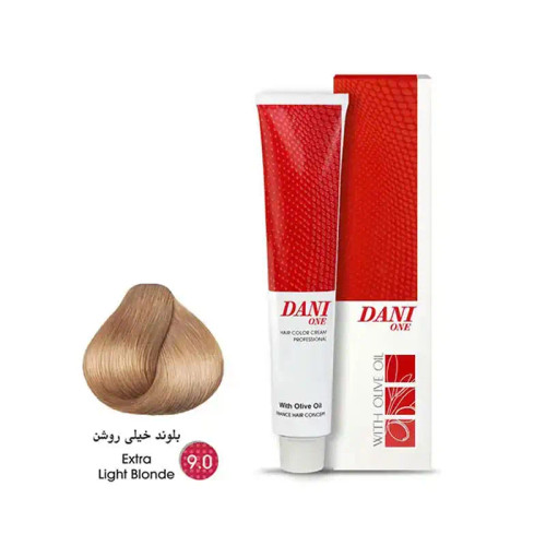 رنگ مو دنی وان شماره 9.0 حجم 100 میلی لیتر رنگ بلوند خیلی روشن