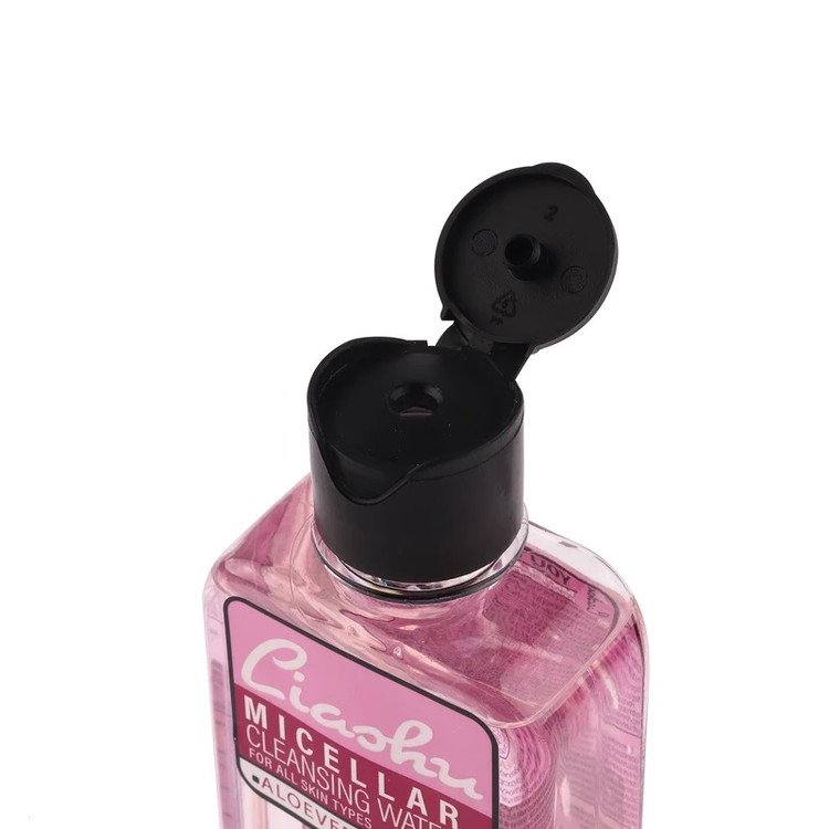 محلول پاک کننده آرایش میسلار واتر صورت لیاشو مدل آلوئه ورا مخصوص انواع پوست حجم 250 میلی لیتر