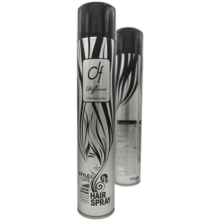 تافت اسپری حالت دهنده مو دیفرنت مدل B5 حجم 500 میلی لیتر