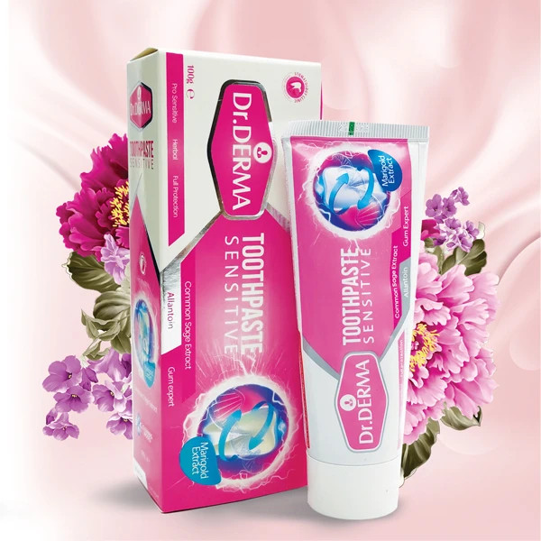 خمیردندان دکتر درما مخصوص دندان های حساس حجم 100 میلی لیتر