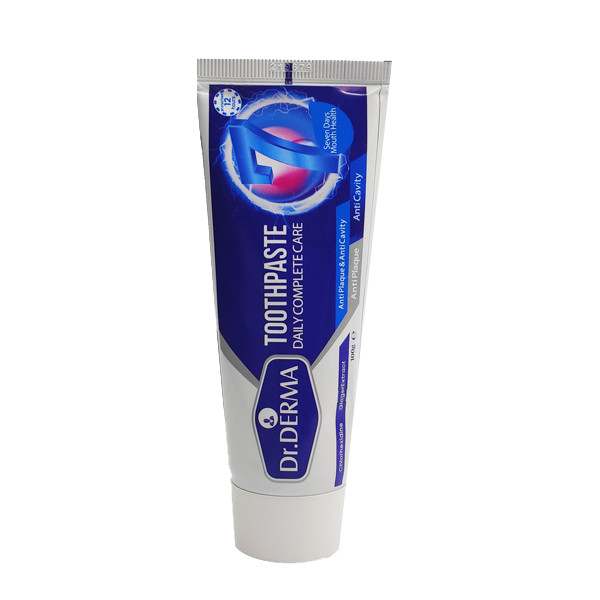 خمیردندان مدل Daily Complete Care 7 دکتر درما مناسب دندان های دارای جرم حجم 100 گرم